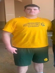 Mayfield High School wrestling champion Canaan Bower, 16, witnessed a man allegedly attempting to kidnap three children at Chucky's in Doña Ana, Wednesday March 24, 2020. Canaan wrestled the alleged kidnapper to the ground and held him there until sheriff's deputies arrived.