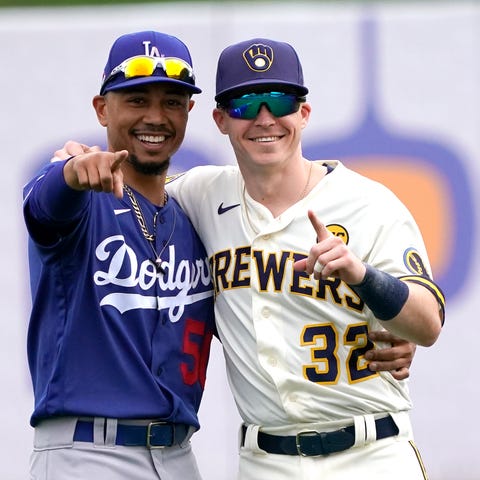 Mookie Betts and Brock Holt were former teammates 
