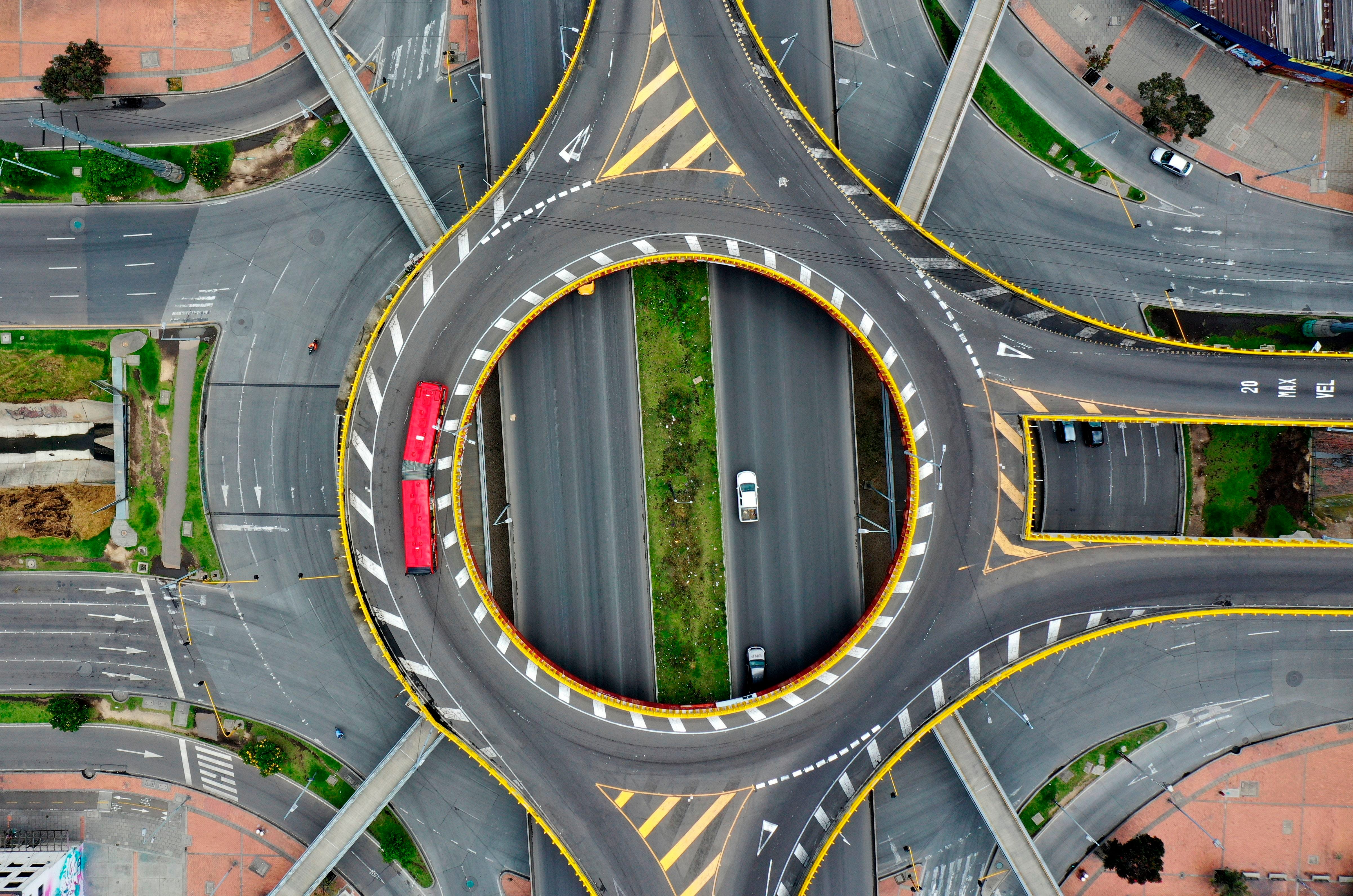 Aerial images show streets, beaches and landmarks empty during coronavirus pandemic