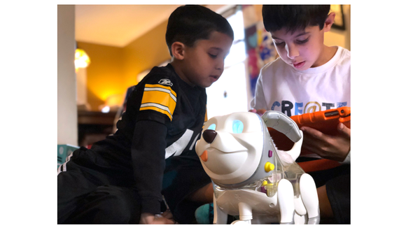 The FurReal Maker Proto Max is a dog-themed robot that will teach kids coding basics.