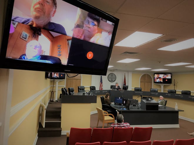 The Clarksville City Council continues to meet by videoconference because of the coronavirus state of emergency.