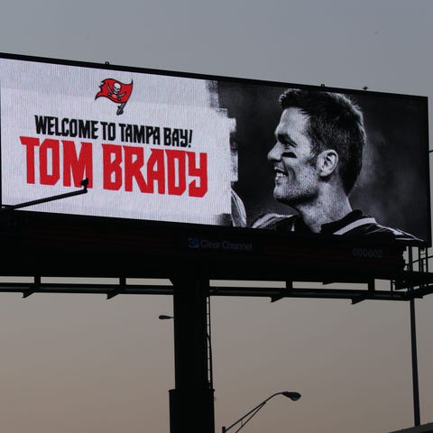 Tampa Bay Buccaneers quarterback Tom Brady is welc