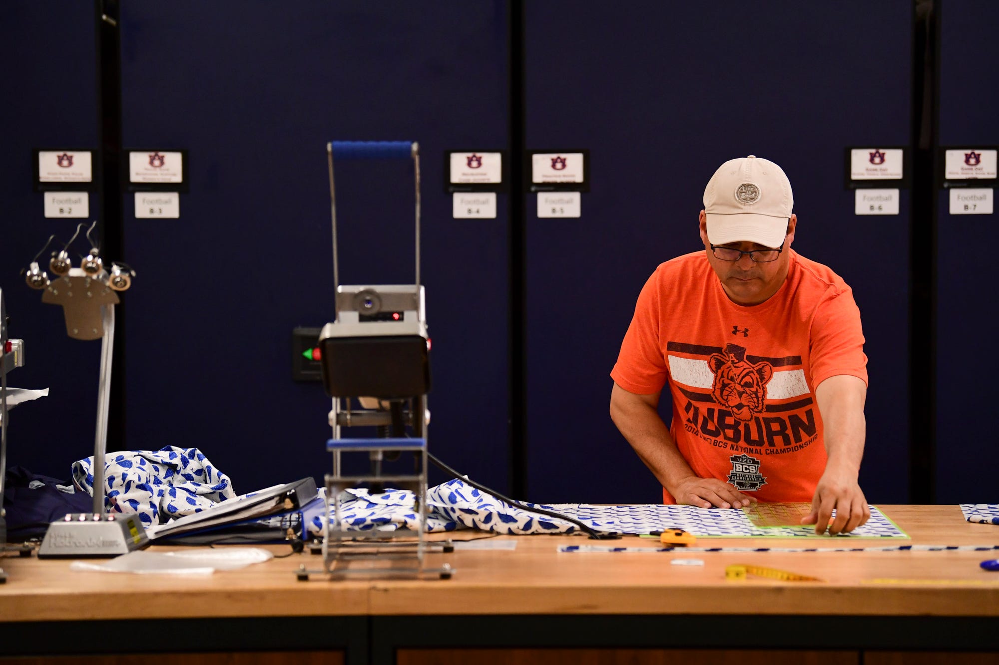 Auburn Equipment Staff Volunteering Time Sewing Skills To Make Medical Masks