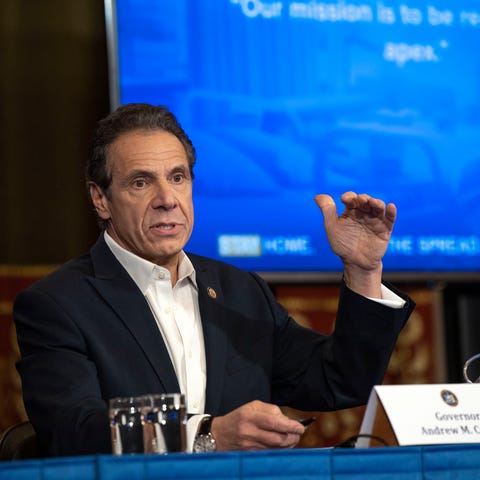 Gov. Andrew Cuomo provides a coronavirus update du