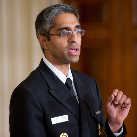 In this Aug. 3, 2015 photo, U.S. Surgeon General V