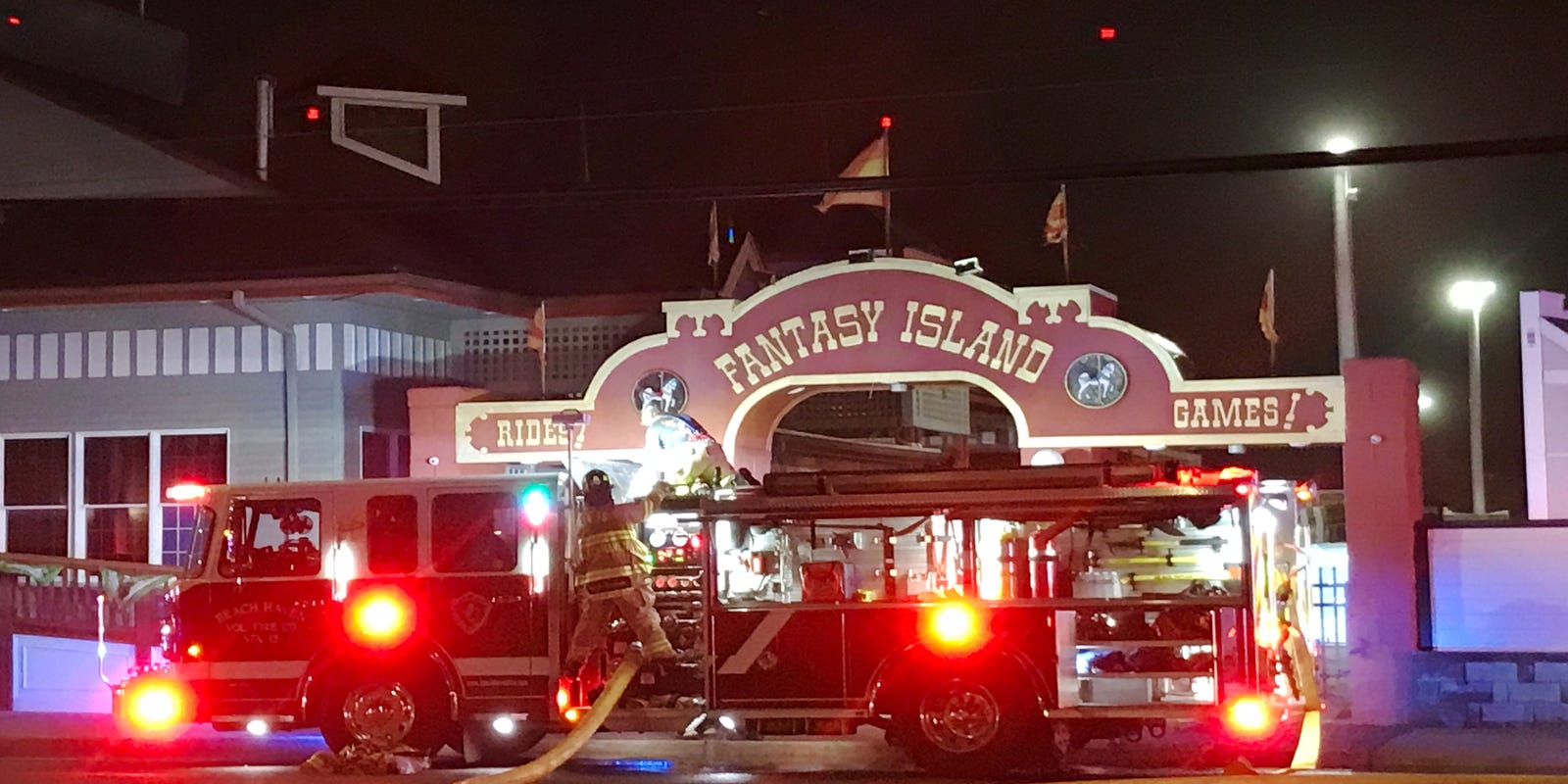 LBI's Fantasy Island catches fire