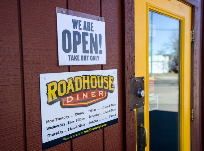 Restaruants and food services, including the Roadhouse Diner, are still open for takeout orders after Governor Steve Bullock declared a shelter in place order for the state that started on Saturday, March 28.