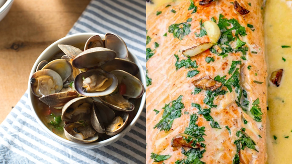 Vital Box is your best bet if you're looking for seafood.