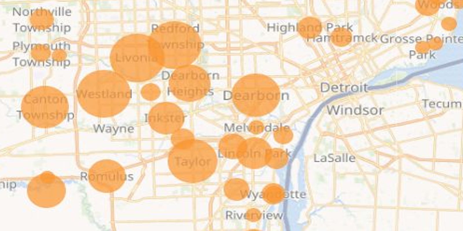 Coronavirus Cases Deaths In Wayne County Cities Townships