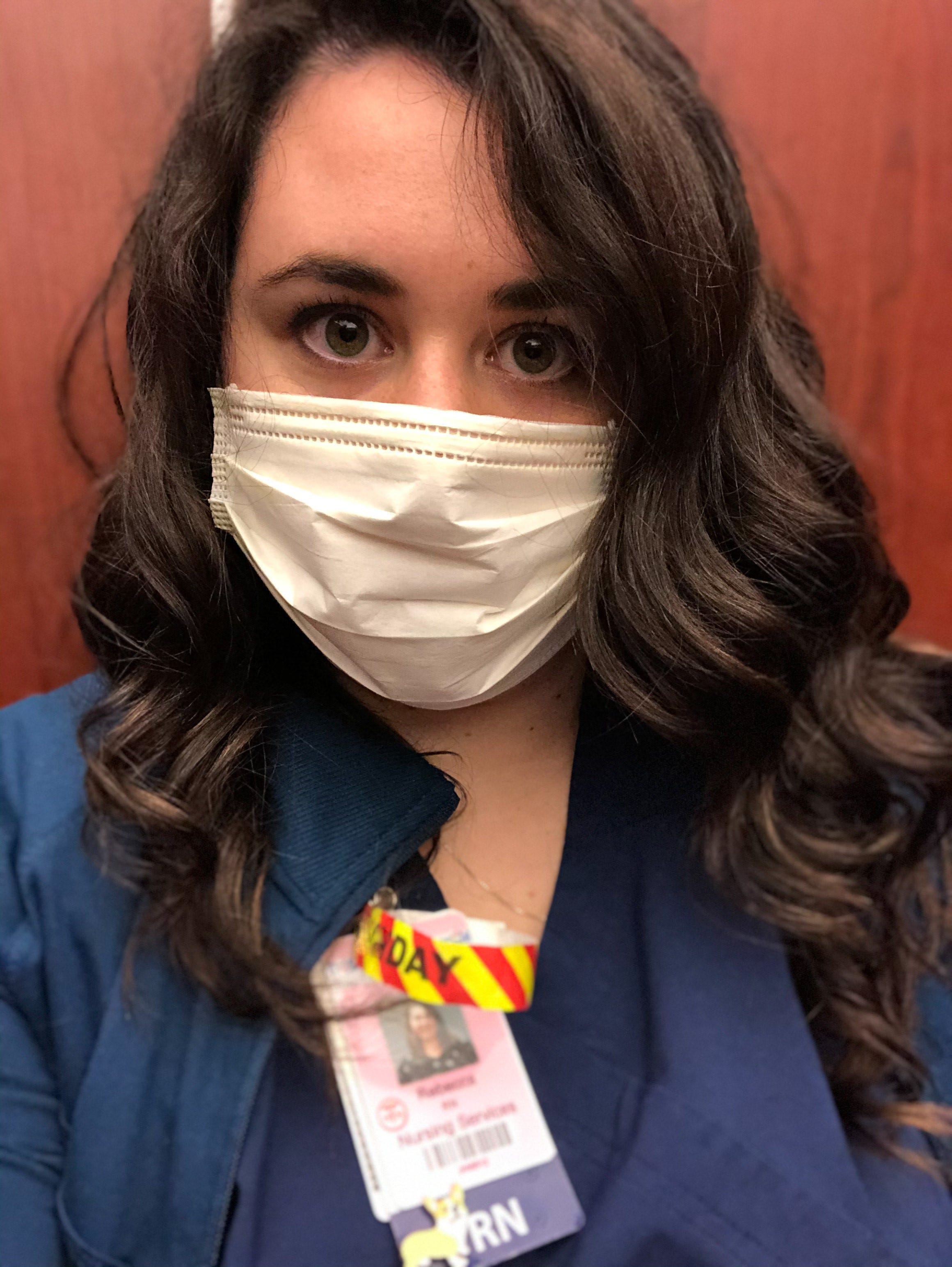 Becca Leonard is a nurse in the obstetrics emergency department of a Nashville hospital. With the coronavirus pandemic creeping through the city, "I am dreading what comes next," she said.