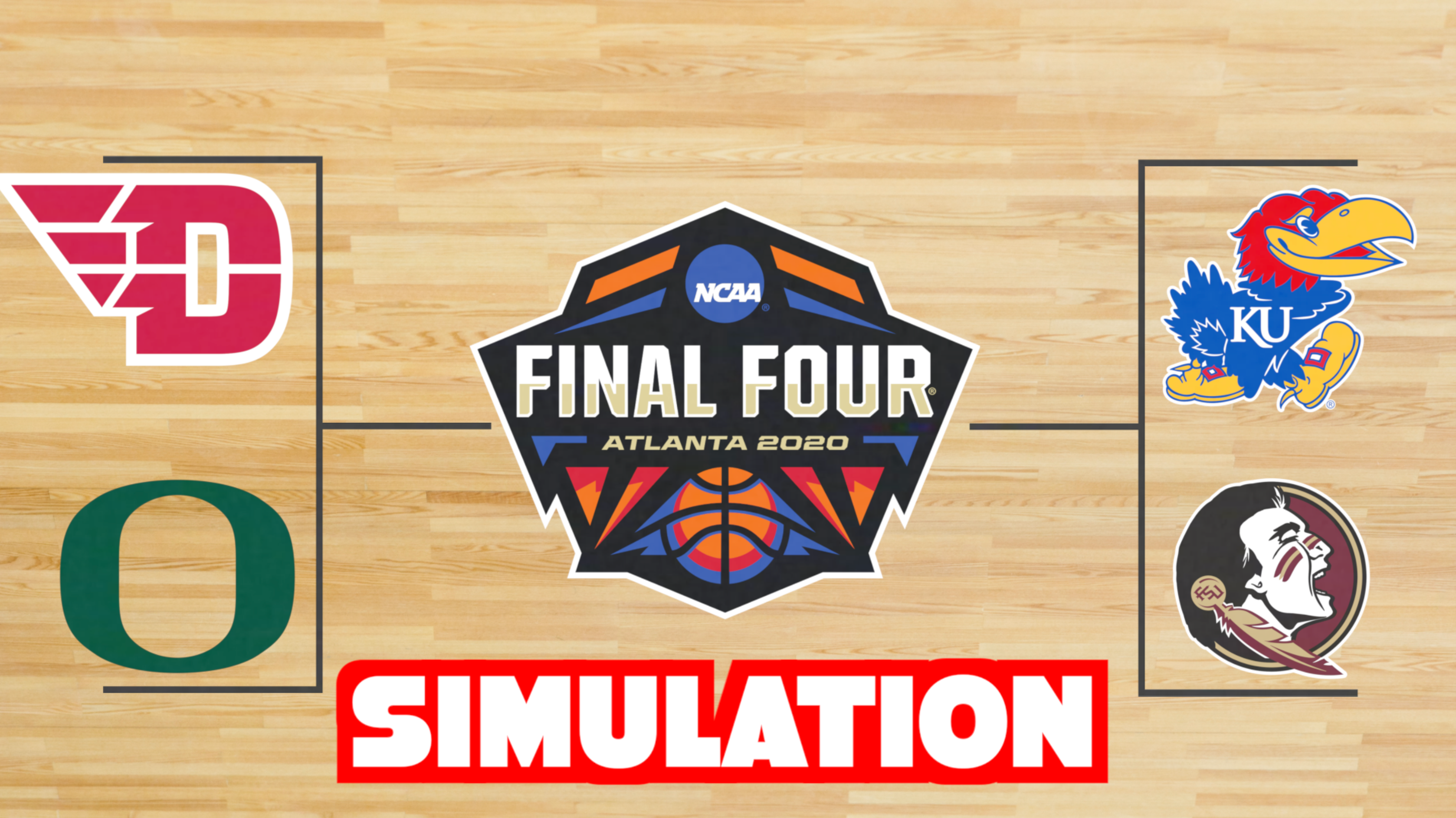 March Madness simulation How we saw the Final Four playing out
