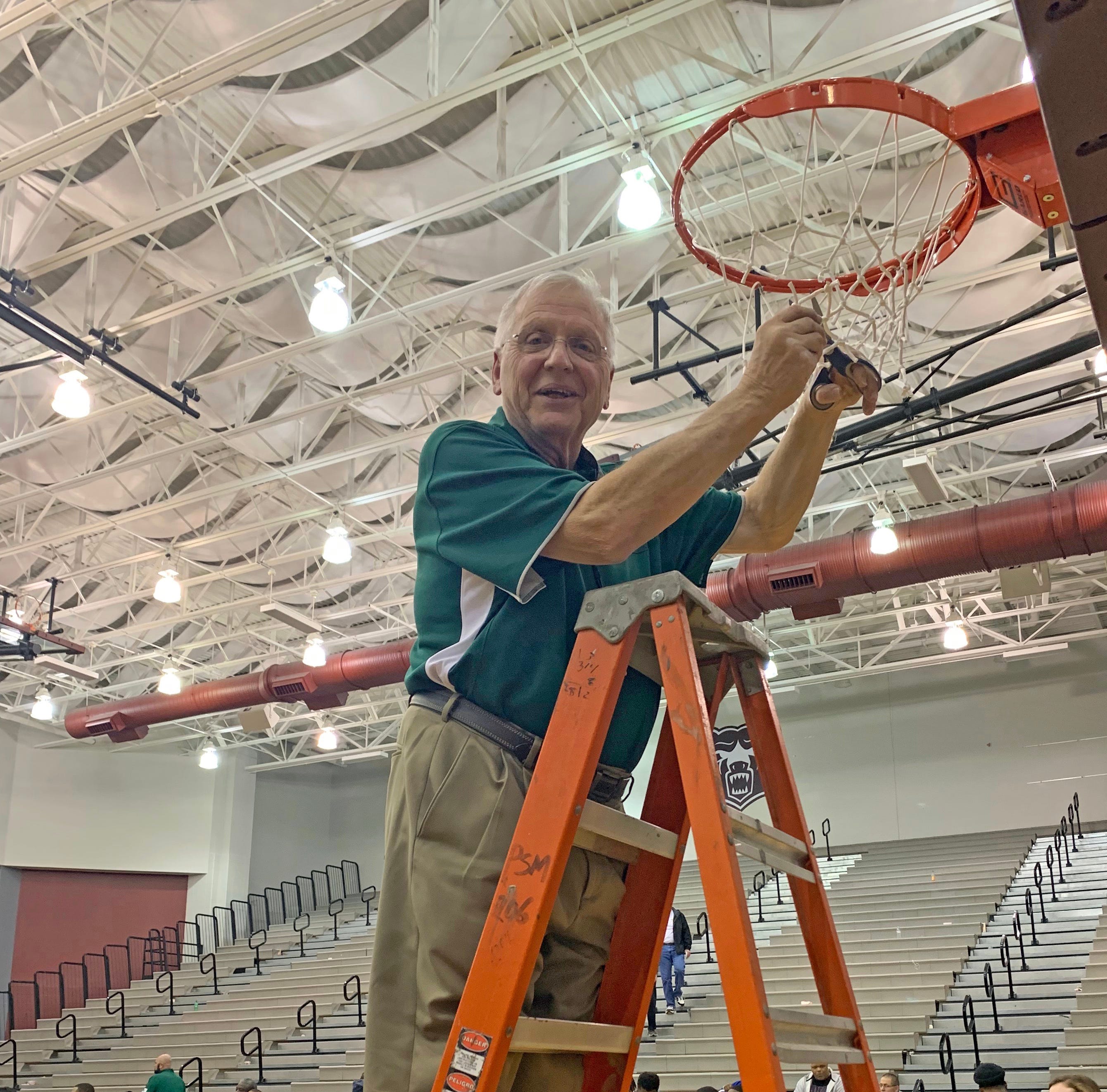 Lawrence North High School basketball assistant Jim DeSalle