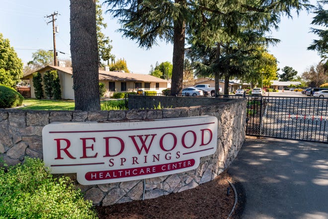 Redwood Springs Healthcare Center announced Wednesday, April 1, 2020 that six patients and two health care professionals tested positive for COVID-19.