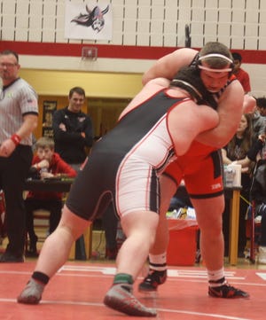 Crestview senior Caden Hill was the No. 1 ranked Division III heavyweight this season with a 45-1 record