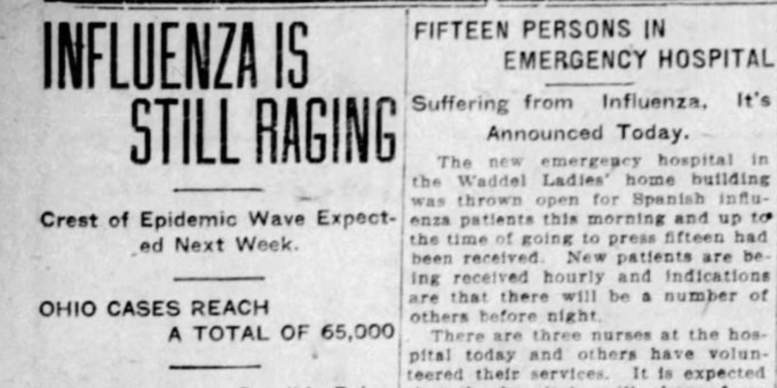 1918 Spanish flu epidemic touched Marion County