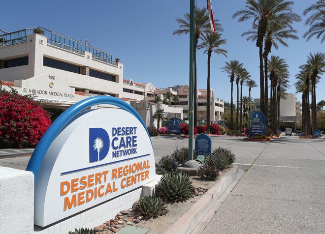 Desert Regional Medical Center in Palm Springs, April 3, 2020.