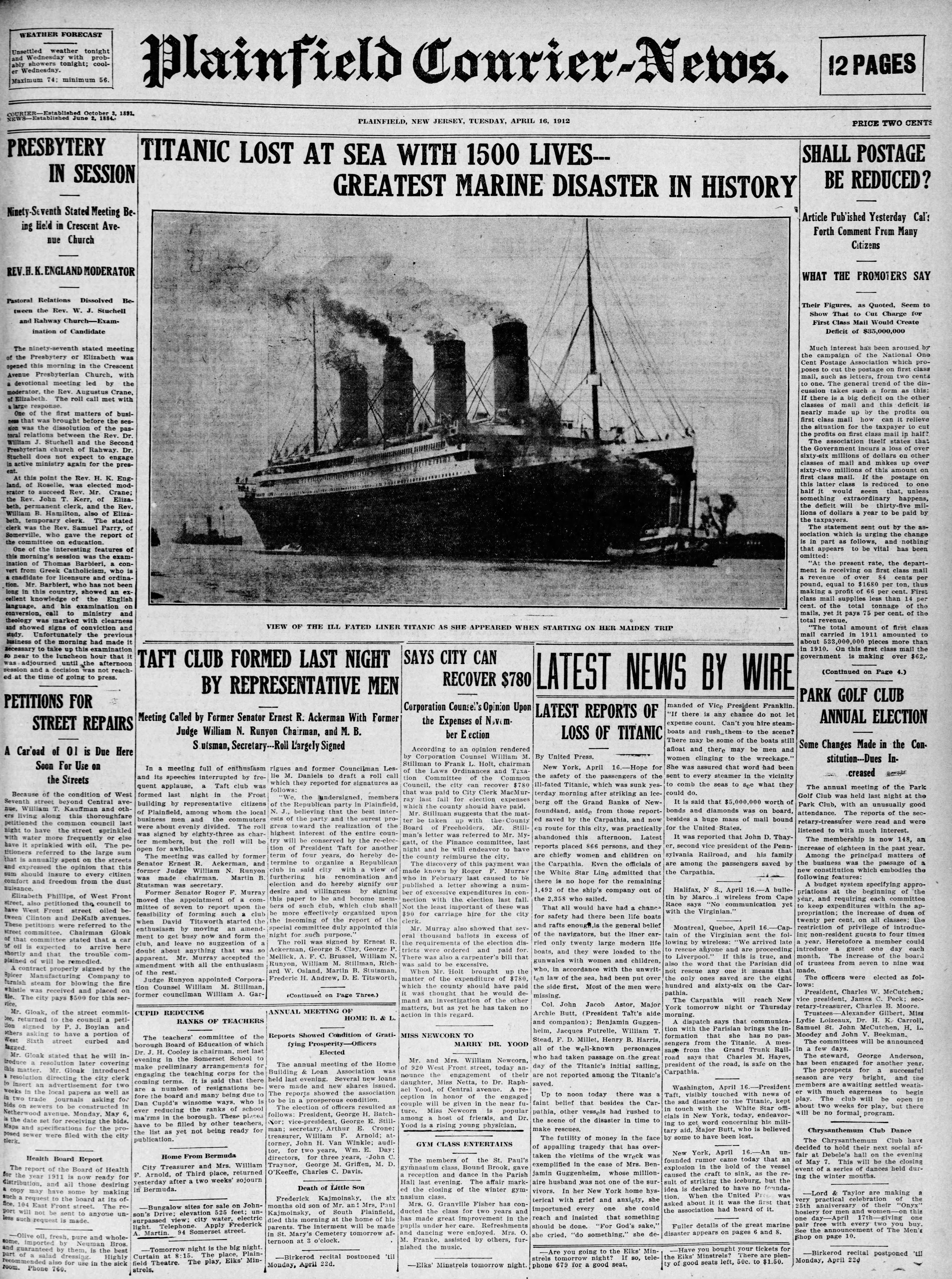4 Bills ~ RMS TITANIC Ship that Sunk April 1912  $1,000,000 One Million Dollars 
