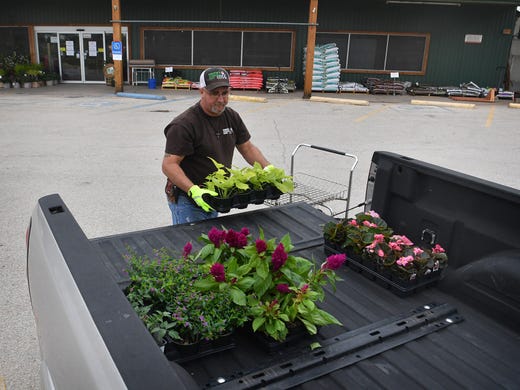 Customers Quick To Pickup On Curbside Service At Local Nursery