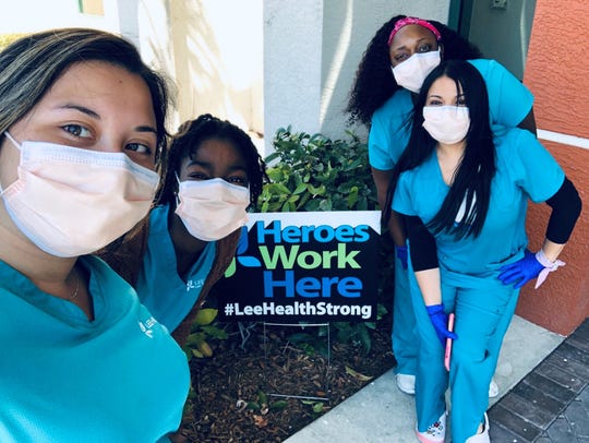 Lee Health doctors, nurses and other staff have been hard at work fighting the coronavirus for our community. Since early March they have been showing their commitment to confronting this pandemic.