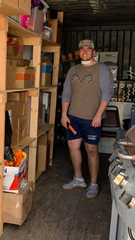 UTEP football player Andrew Stokes organized a group of friends to refurbish a shed at a local Elks Lodge