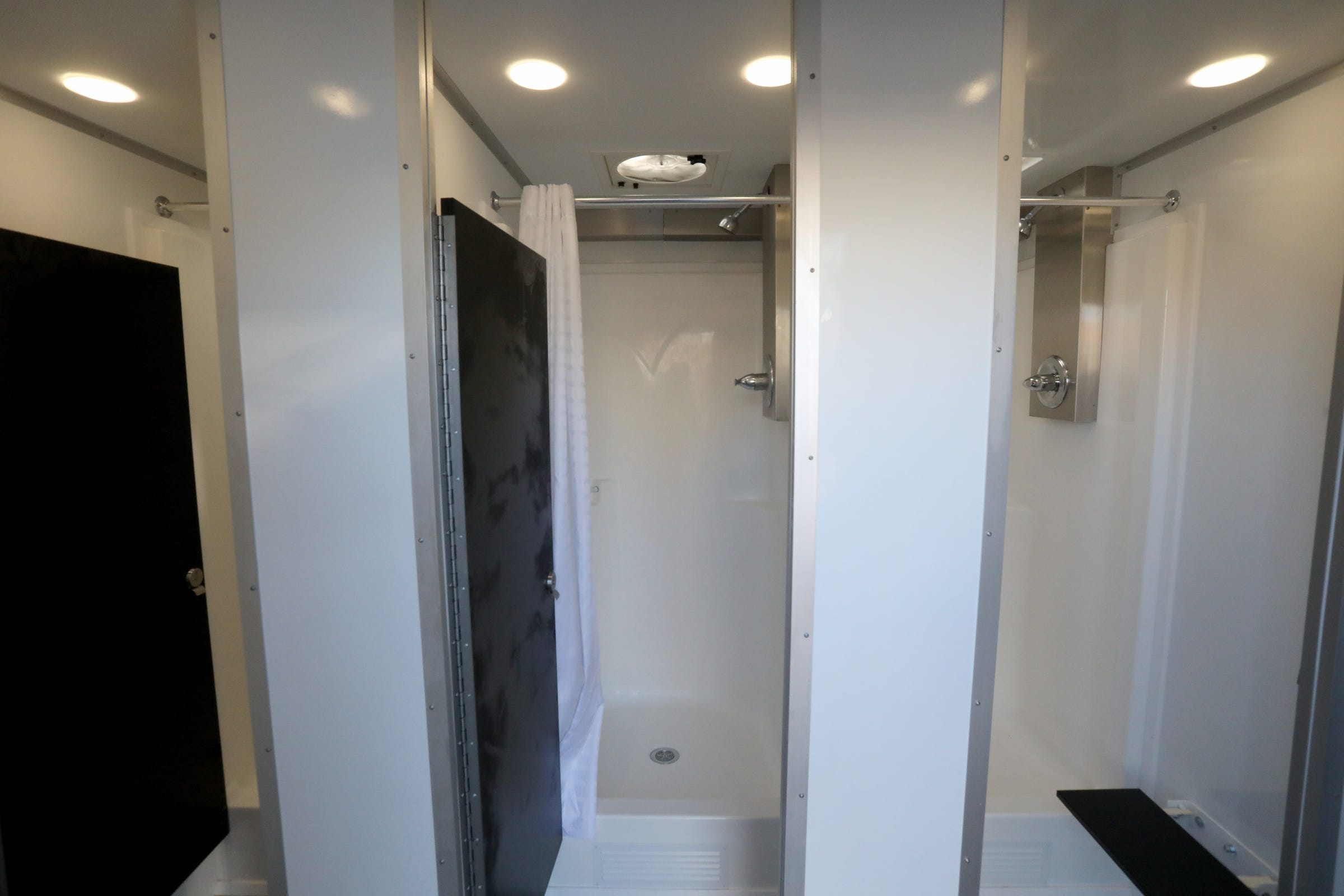 Church opens mobile showers for Detroit's homeless people