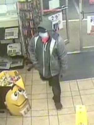 The San Angelo Police Department is seeking help from the public to identify a man who robbed the Stripes located at 1733 Pulliam Street at gunpoint just after 10 p.m. on Friday, April 10, 2020..