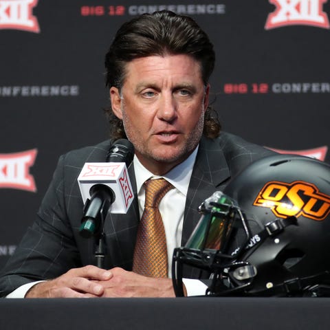 Oklahoma State coach Mike Gundy