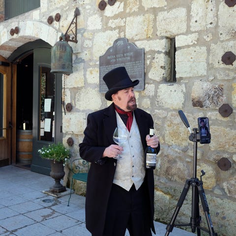 George Webber, dressed as "The Count" Agoston Hara