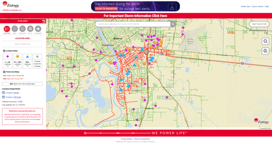 Entergy Power Outage Map