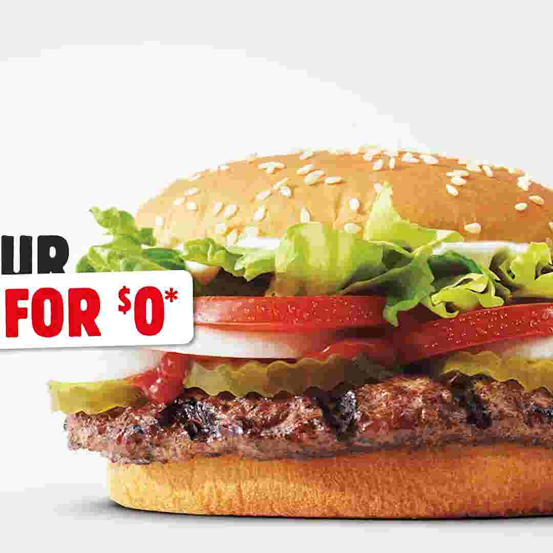 Burger King gives free Whoppers away to students in new promotion