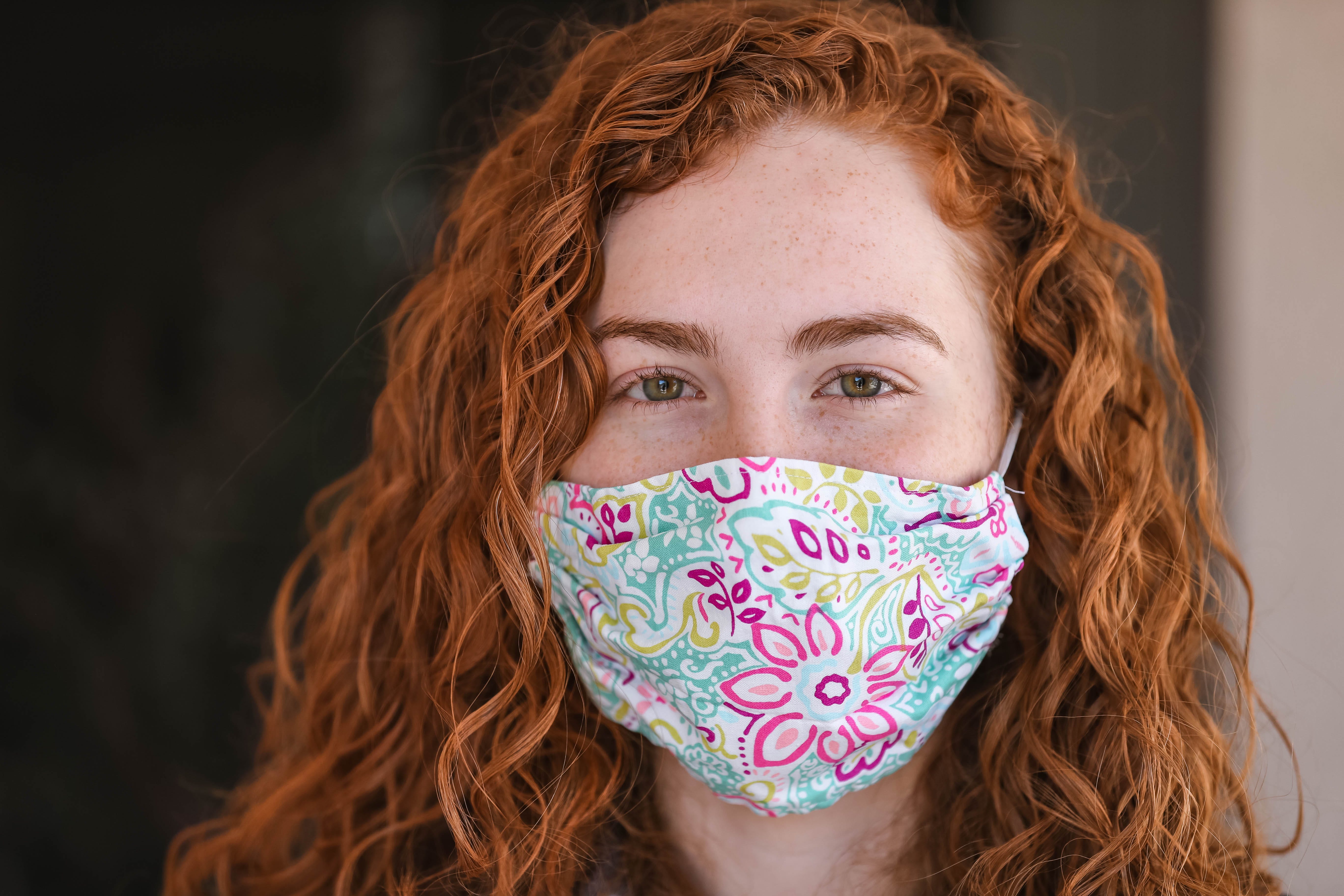 Laurel Hensch stands outside her home in Las Cruces during quarantine on Friday, April 10, 2020. Hensch would have gone to the gym.