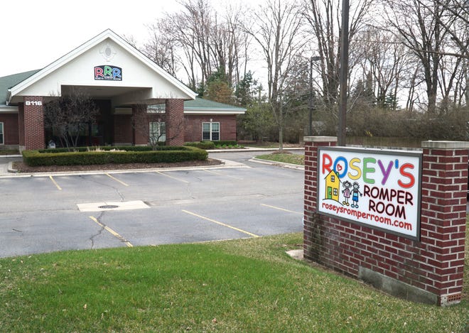                               Rosey's Romper Room daycare center off Canton Center Road in Canton.
