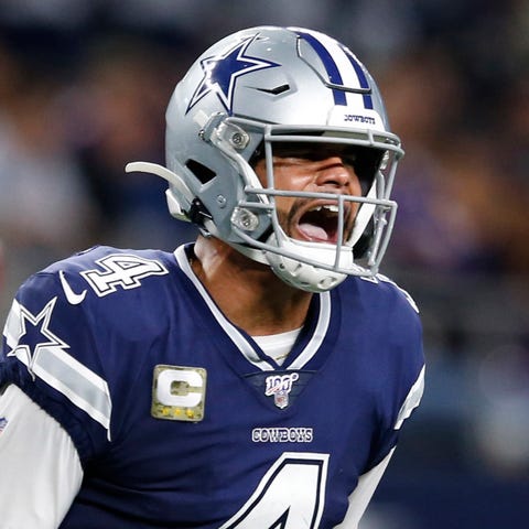 Dallas Cowboys quarterback Dak Prescott.