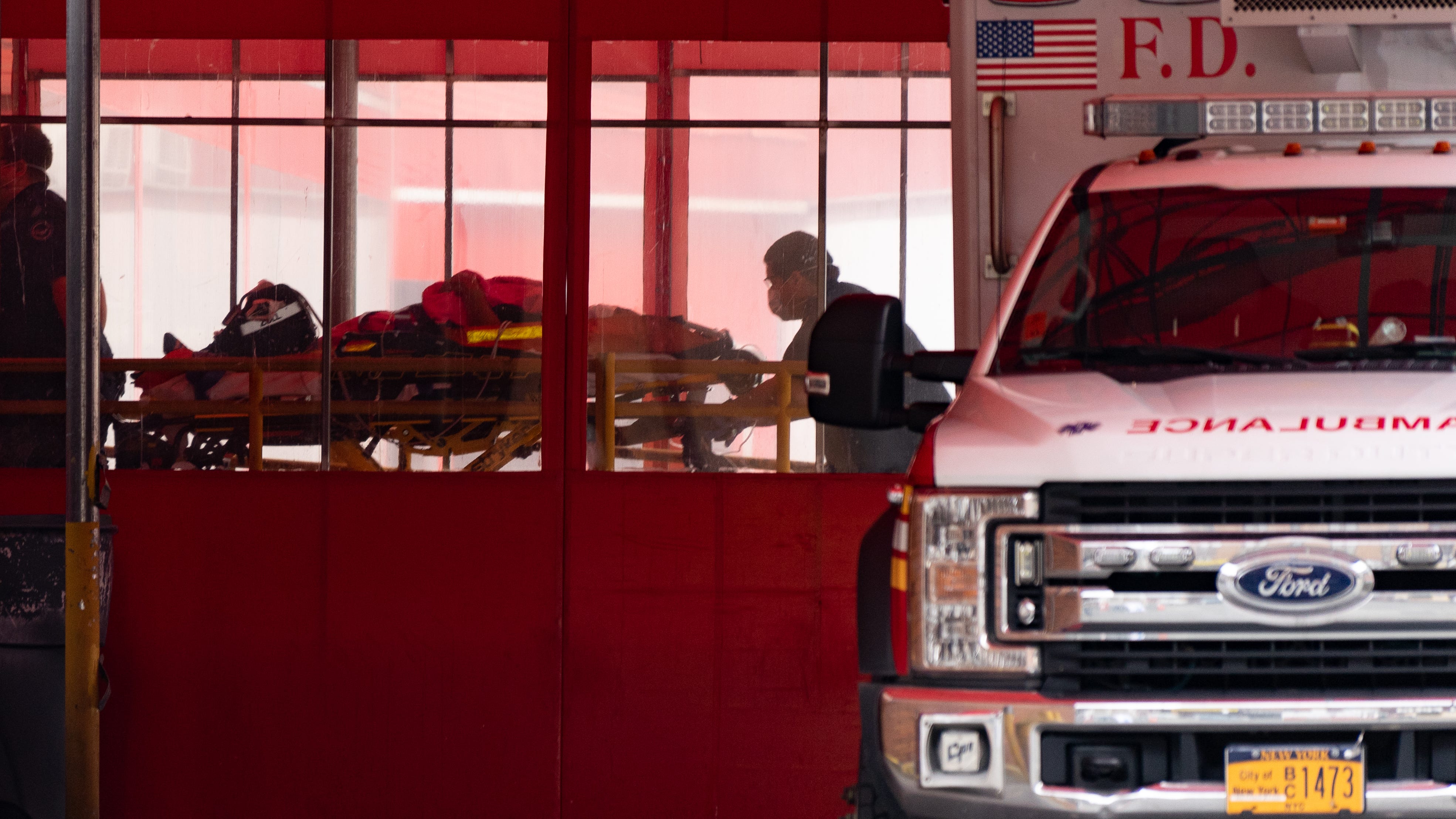 Entering the emergency room in New York City on April 10, 2020.