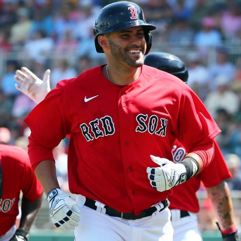 Boston Red Sox slugger J.D. Martinez was taken in 