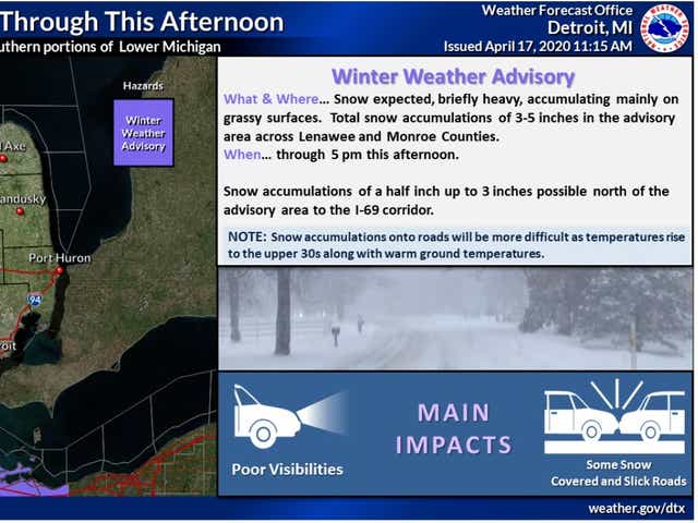 Spring Snow To Give Way To Weekend Sun
