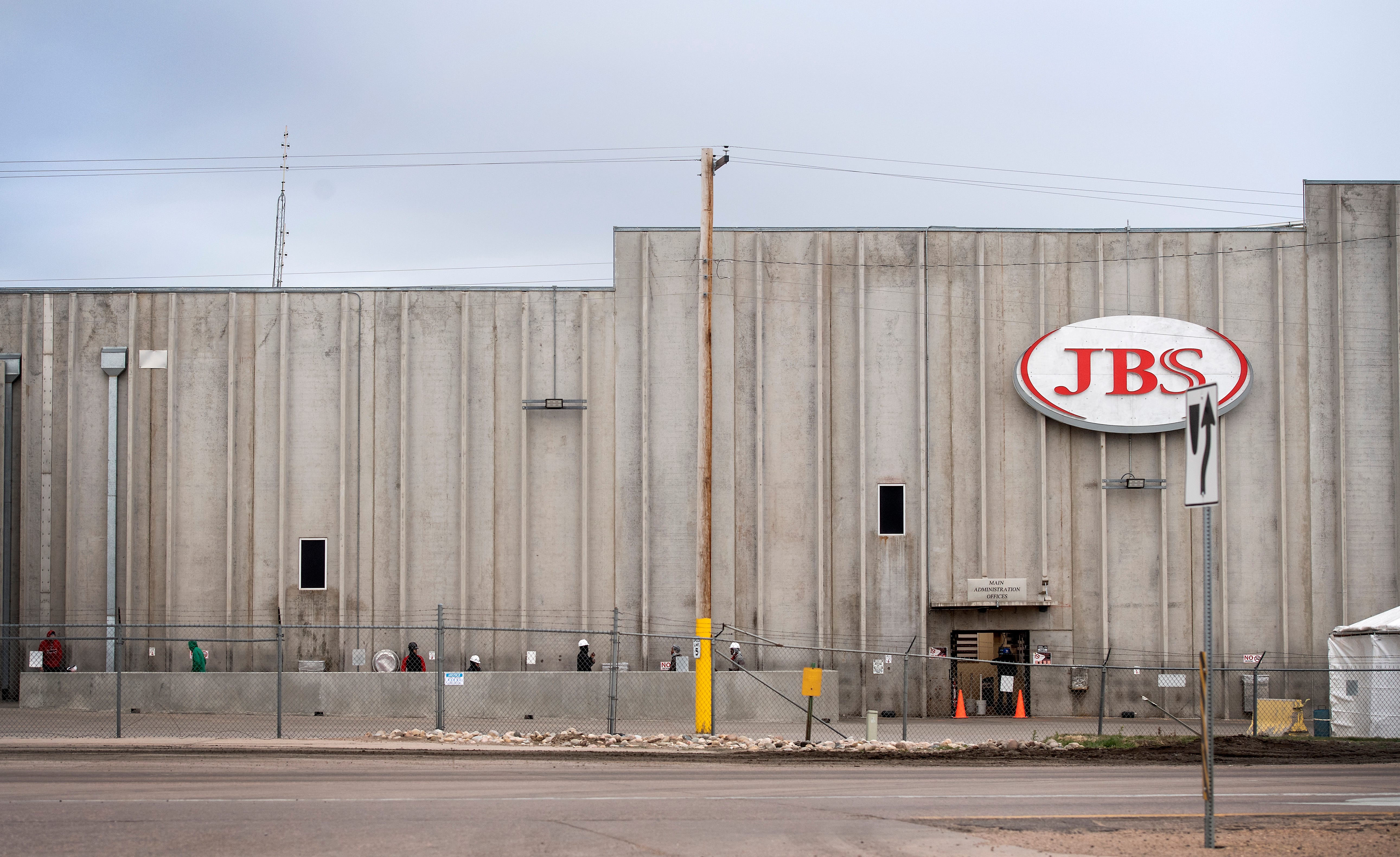The JBS meatpacking plant in Greeley, Colorado.