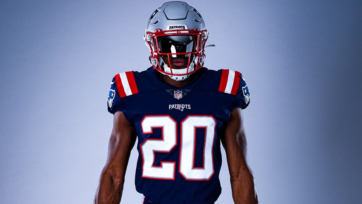 New England î€€Patriotsî€\' new uniforms: Color Rush î€€jerseysî€ now default