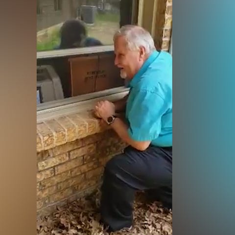 Chaplain Don Cross went to Resthaven nursing home 