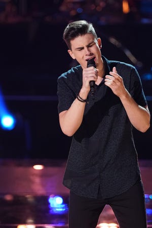 Mason resident Michael Williams sings Calum Scott's "You Are the Reason" in the Four-way Knockout Round on "The Voice. America will pick the winner in an overnight vote.