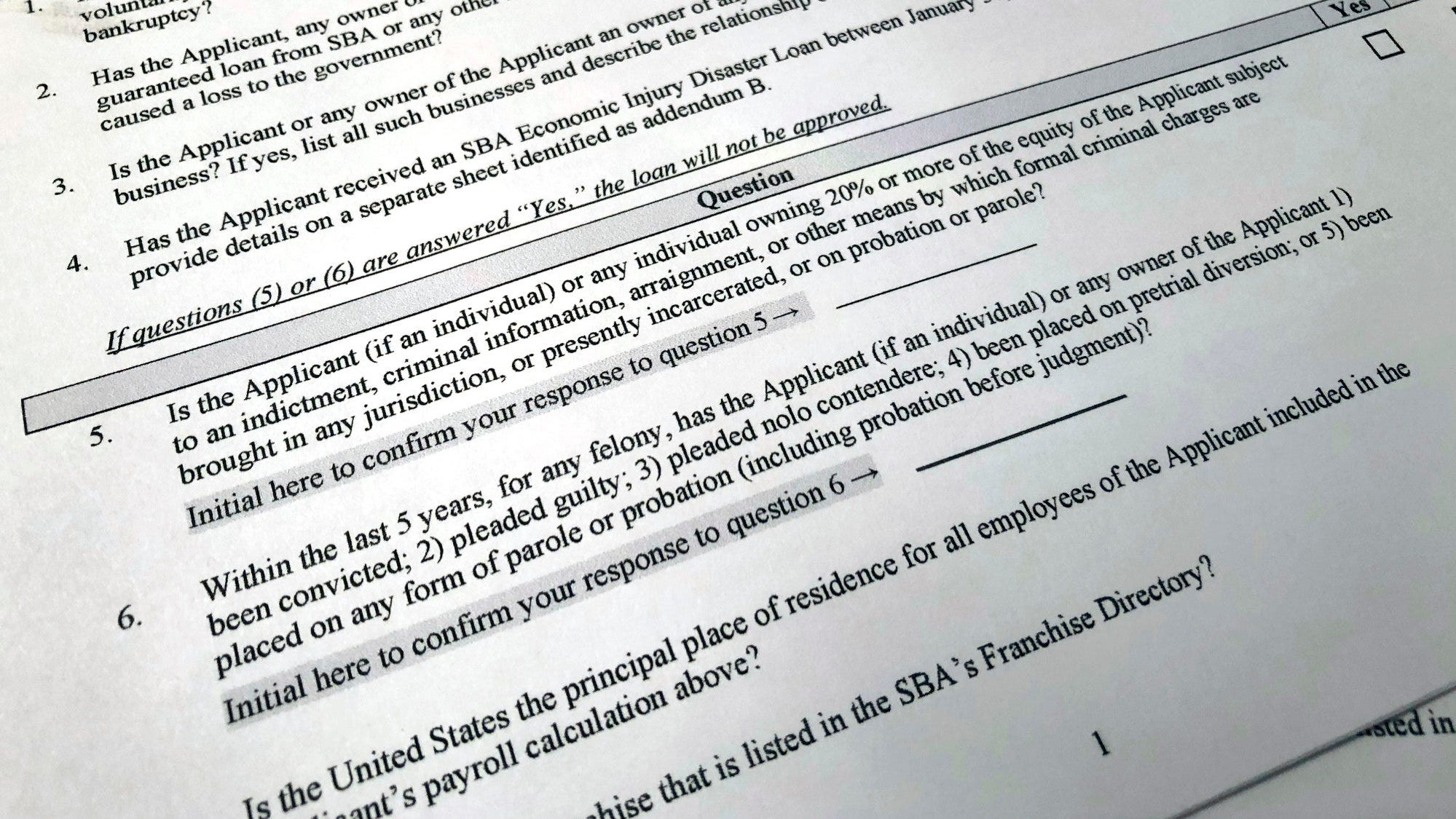 Criminal Records Shut Small Biz Owners Out Of Aid Program