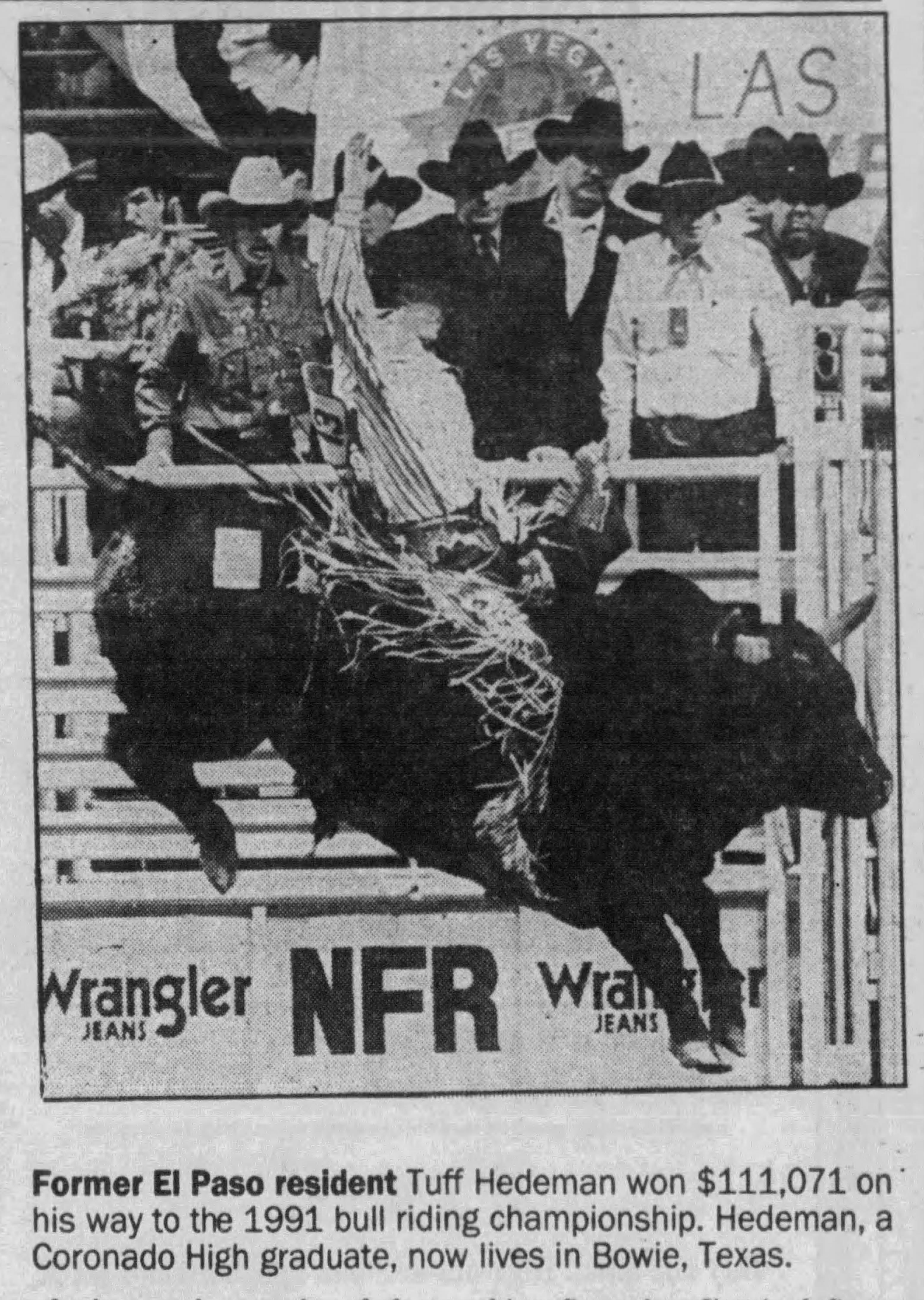 Despite Lane Frost S Death Life Goes On For World Champ Tuff Hedeman