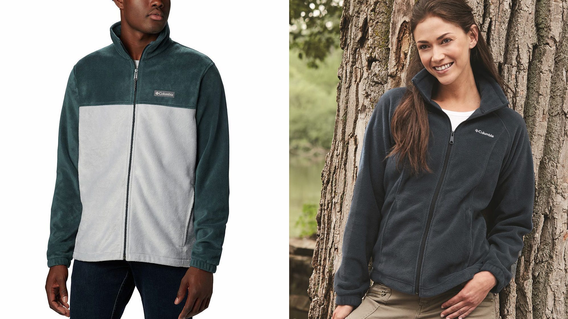 columbia cozy fleece jacket