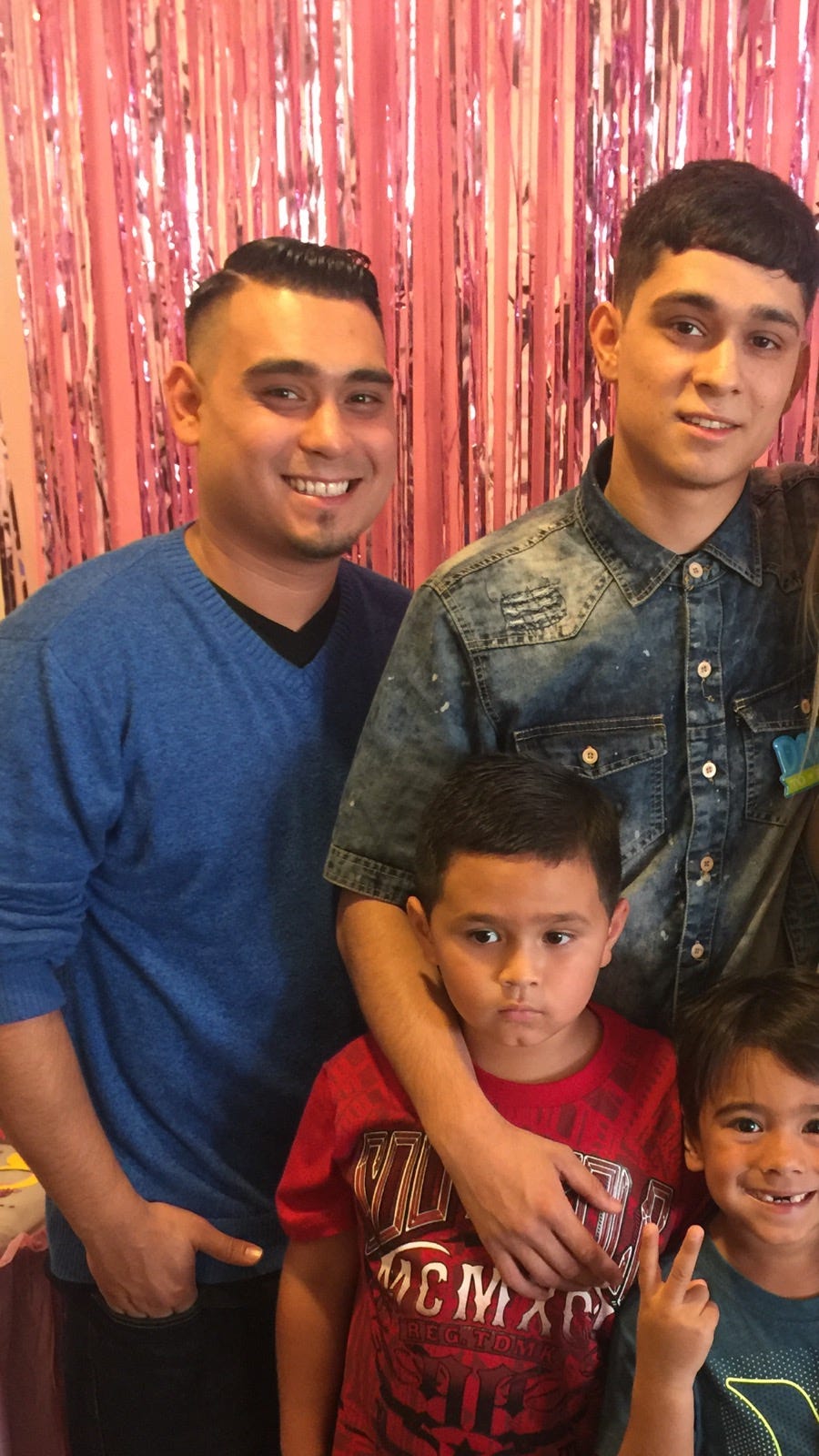 Richard and Raymond Matus at a family event in 2017, the two have been incarcerated as co-defendants on a case since June 2018.