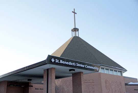 The entrance to St. Benedict's Senior Community in St. Cloud is pictured in this file photo. 