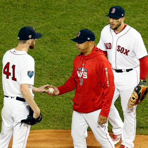 The Boston Red Sox under then-manager Alex Cora, s