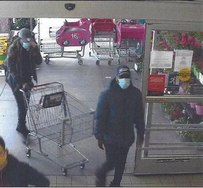 Northeastern Regional Police are seeking to identify two men in connection to recent crimes commited at the Giant in East Manchester Township and other stores.