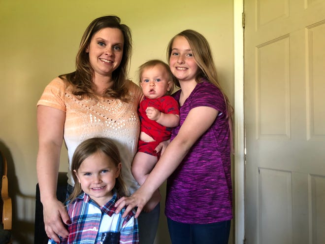 Richmond resident Amanda Walters and her children (from left), Brenna, Ryven and Brylei.