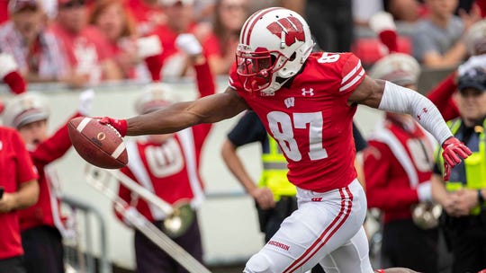 Wisconsin receiver Quintez Cephus was the Lions' first pick of the fifth round.