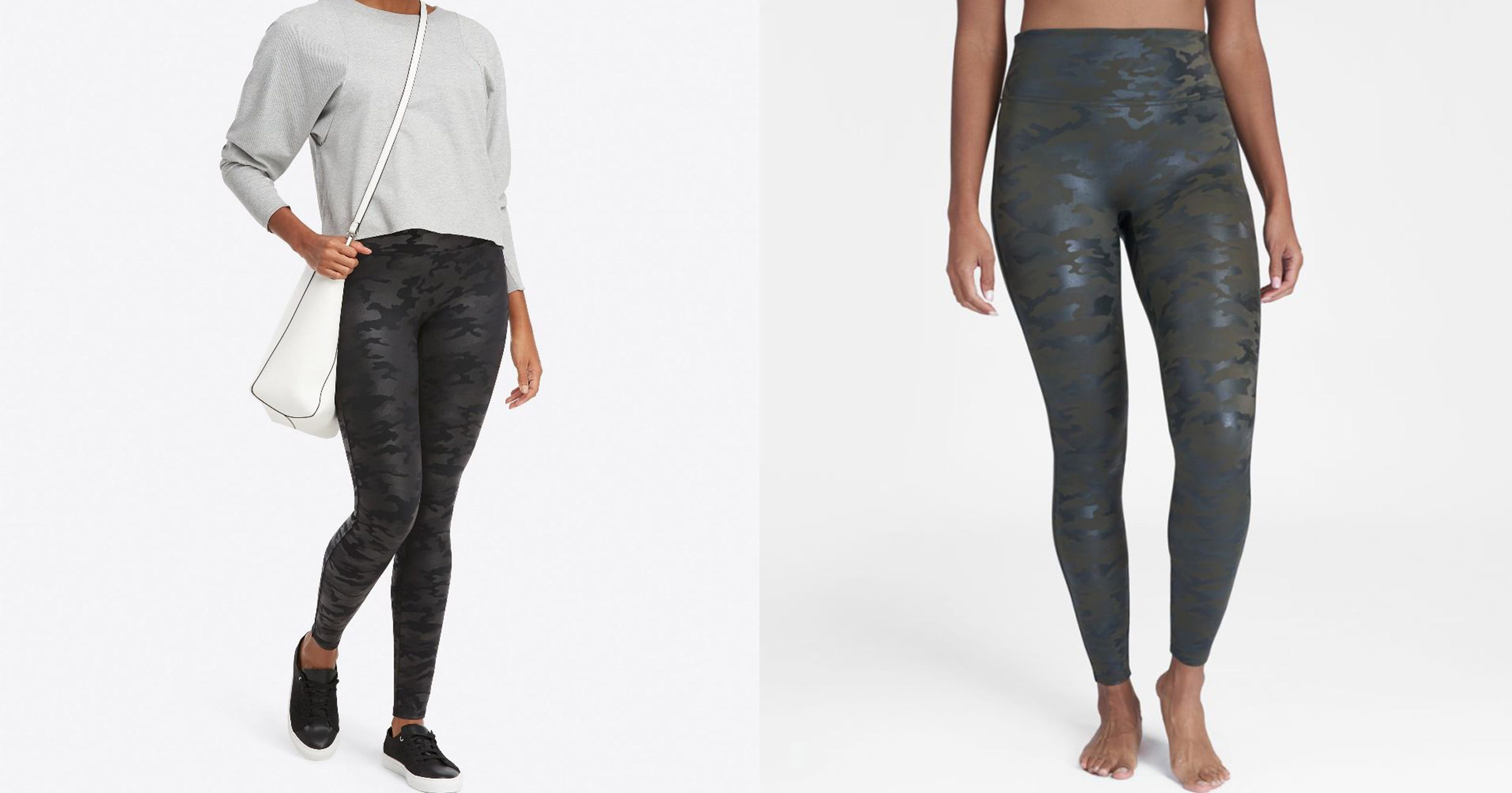 Spanx Faux Leather Camo Leggings Snag These Slimming Pants For A
